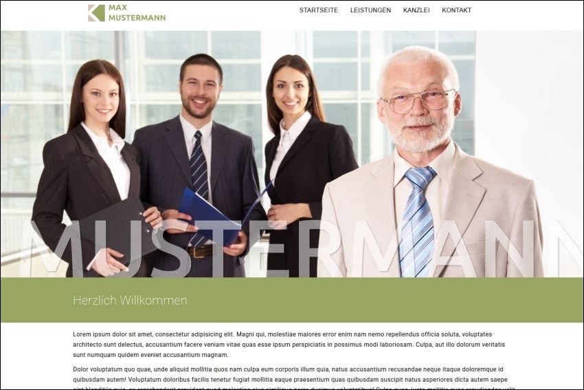 Leistungen Webdesign für Steuerberater